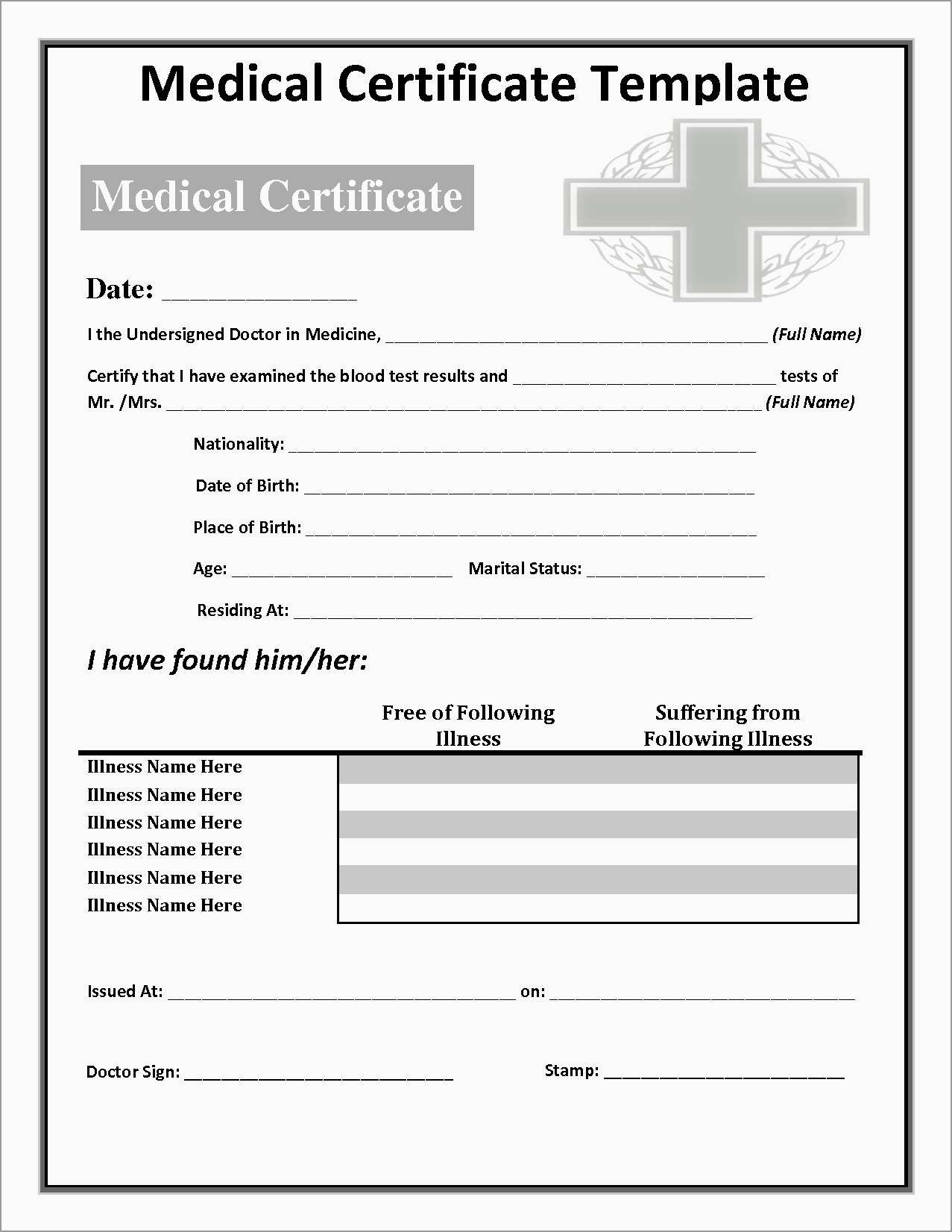 Free Printable Doctors Notes Templates Best Free Printable Doctors - Free Printable Doctor Excuse Notes