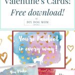 Free Printable Dog Themed Valentine's Day Cards | Dog Valentine's   Free Printable Dog Valentines Day Cards