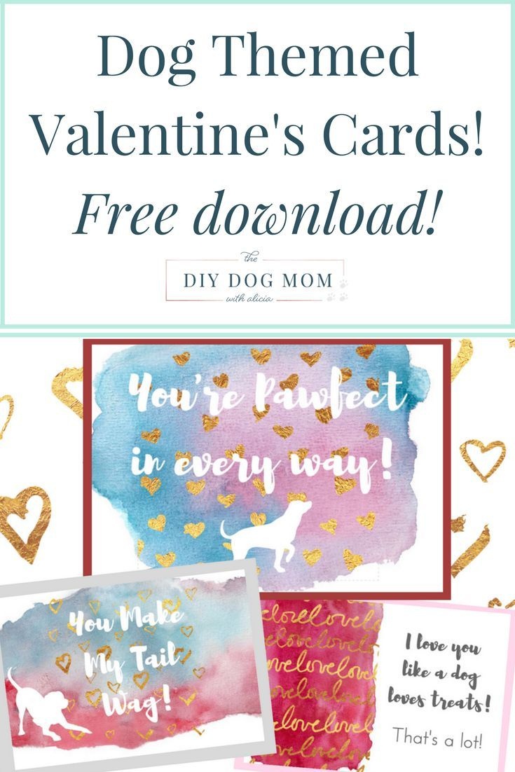 Free Printable Dog Themed Valentine&amp;#039;s Day Cards | Dog Valentine&amp;#039;s - Free Printable Dog Valentines Day Cards