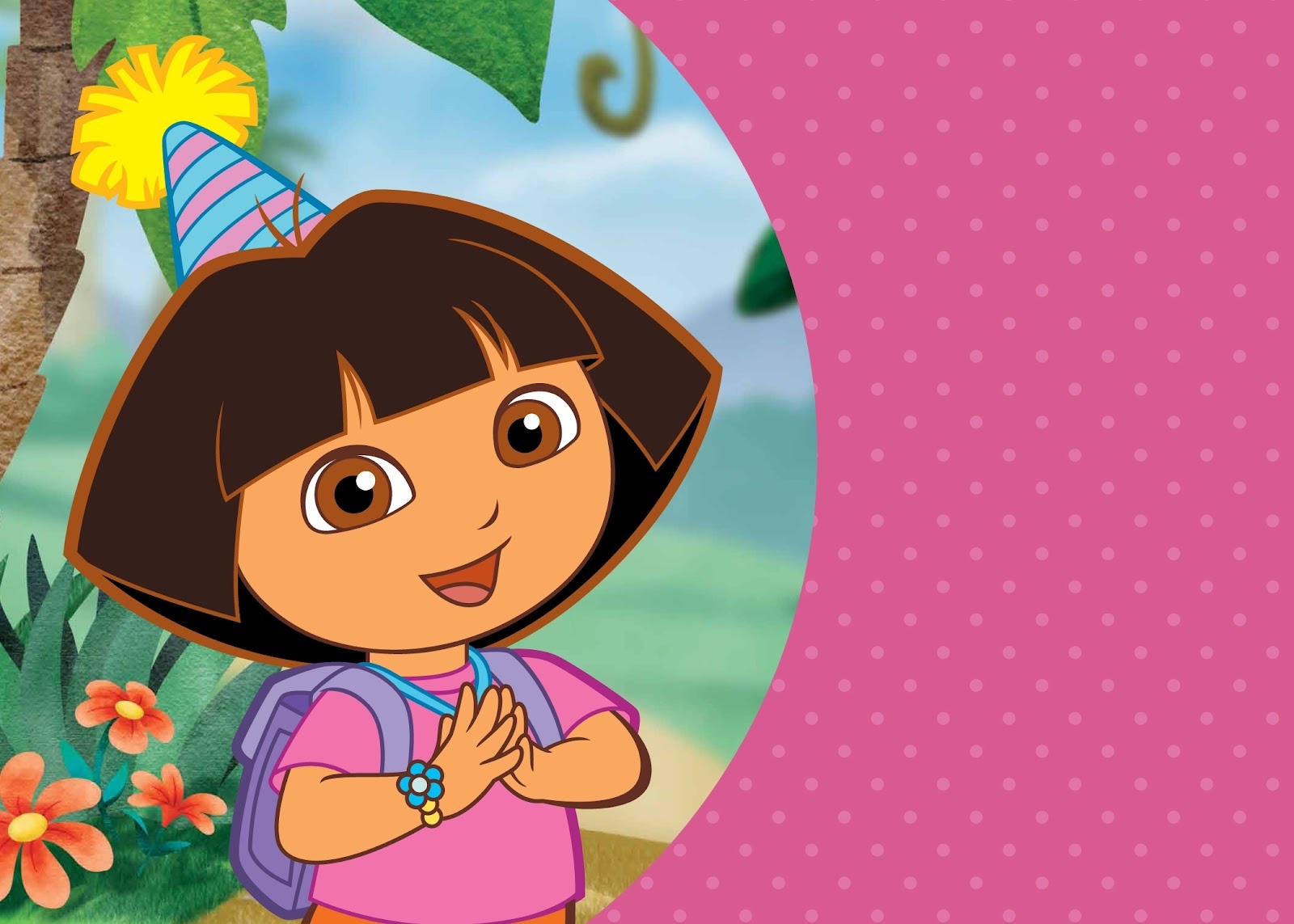 Free Printable Dora The Explorer Invitations - Dora The Explorer Free Printable Invitations