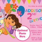 Free Printable Dora The Explorer Invitations   Dora The Explorer Free Printable Invitations