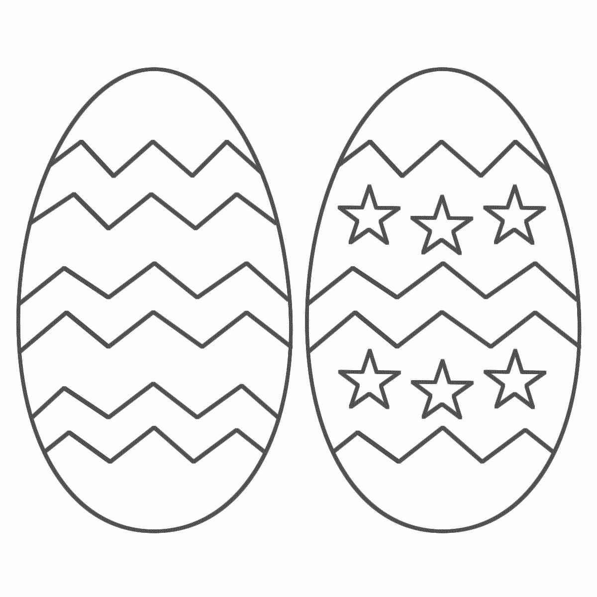 Free Printable Easter Egg Coloring Pages For Kids - Easter Egg Coloring Pages Free Printable