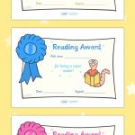 Free Printable Editable Reading Award Certificates … | First Grade   Free Printable Best Daughter Certificate