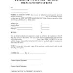Free Printable Eviction Notice Letter | Bagnas   5 Day Eviction   Free Printable 3 Day Eviction Notice