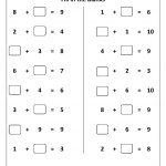 Free Printable First Grade Worksheets, Free Worksheets, Kids Maths   Free Printable Math Test For 1St Grade