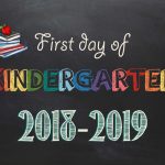 Free Printable First & Last Day Of School Signs 2018 2019   Neatlings   First Day Of Kindergarten Free Printables