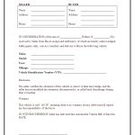 Free Printable Free Car Bill Of Sale Template Form (Generic)   Free Printable Vehicle Bill Of Sale