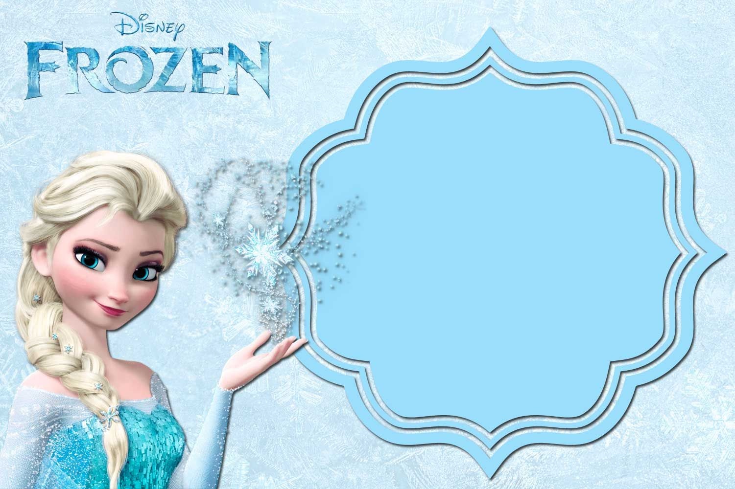 Free Printable Frozen Anna And Elsa Invitation Templates | Free - Free Printable Frozen Birthday Cards