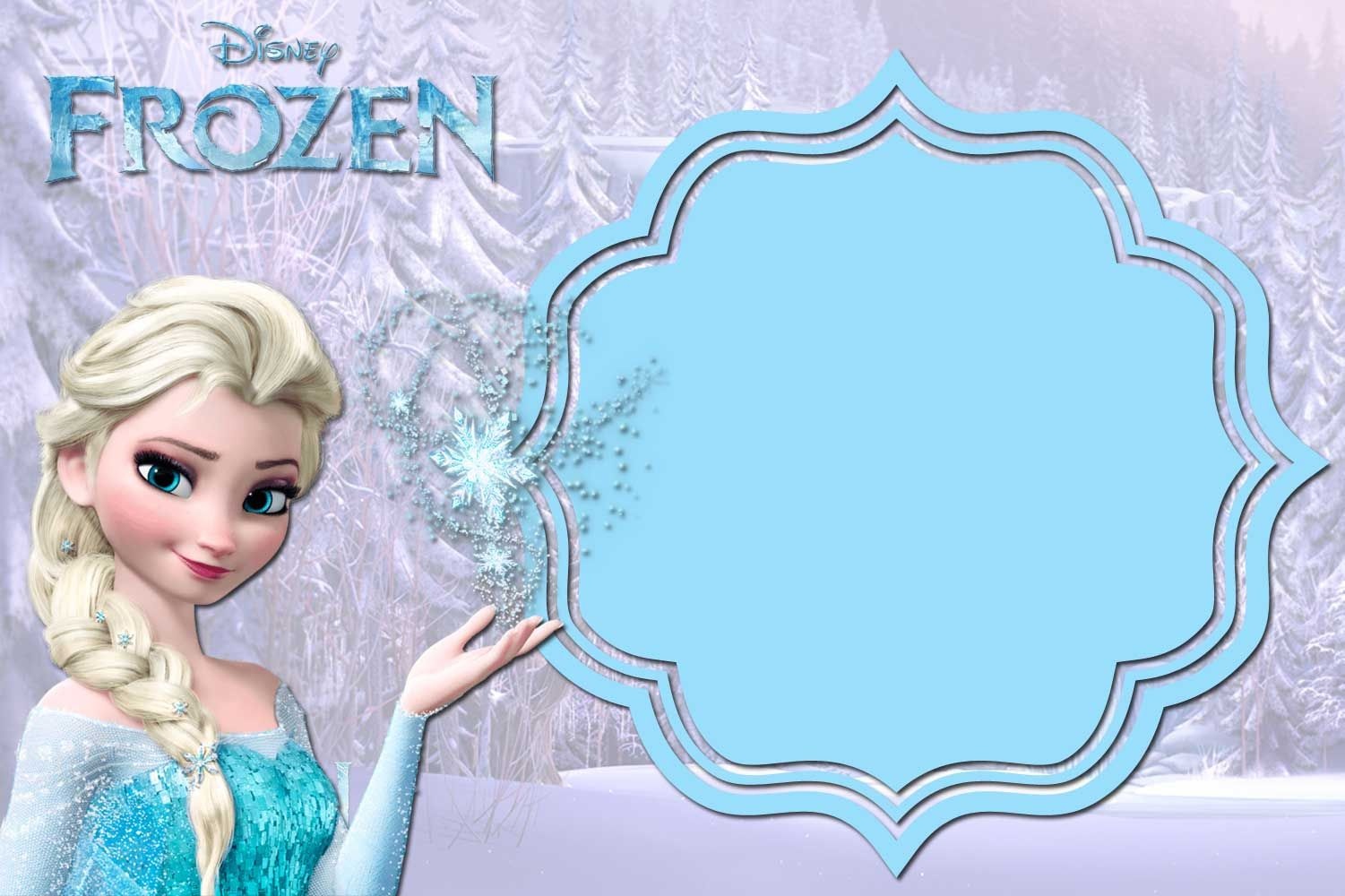Free Printable Frozen Anna And Elsa Invitation Templates | Free - Frozen Invitations Printables Free