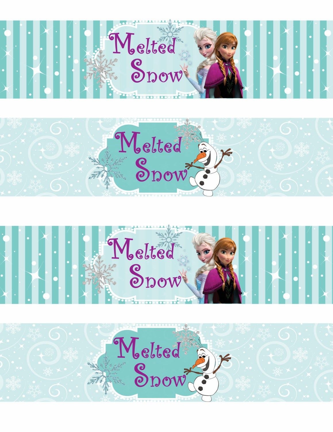 Free Printable Frozen Labels. - Is It For Parties? Is It Free? Is It - Free Frozen Printables