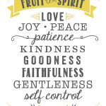 Free Printable Fruit Of The Spirit   Sincerely, Sara D.   Fruit Of The Spirit Free Printable