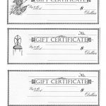Free Printable   Gift Certificates | Craft Ideas | Free Printable   Free Printable Gift Certificates