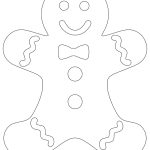 Free Printable Gingerbread Man Worksheet | Christmas Crafts   Gingerbread Template Free Printable