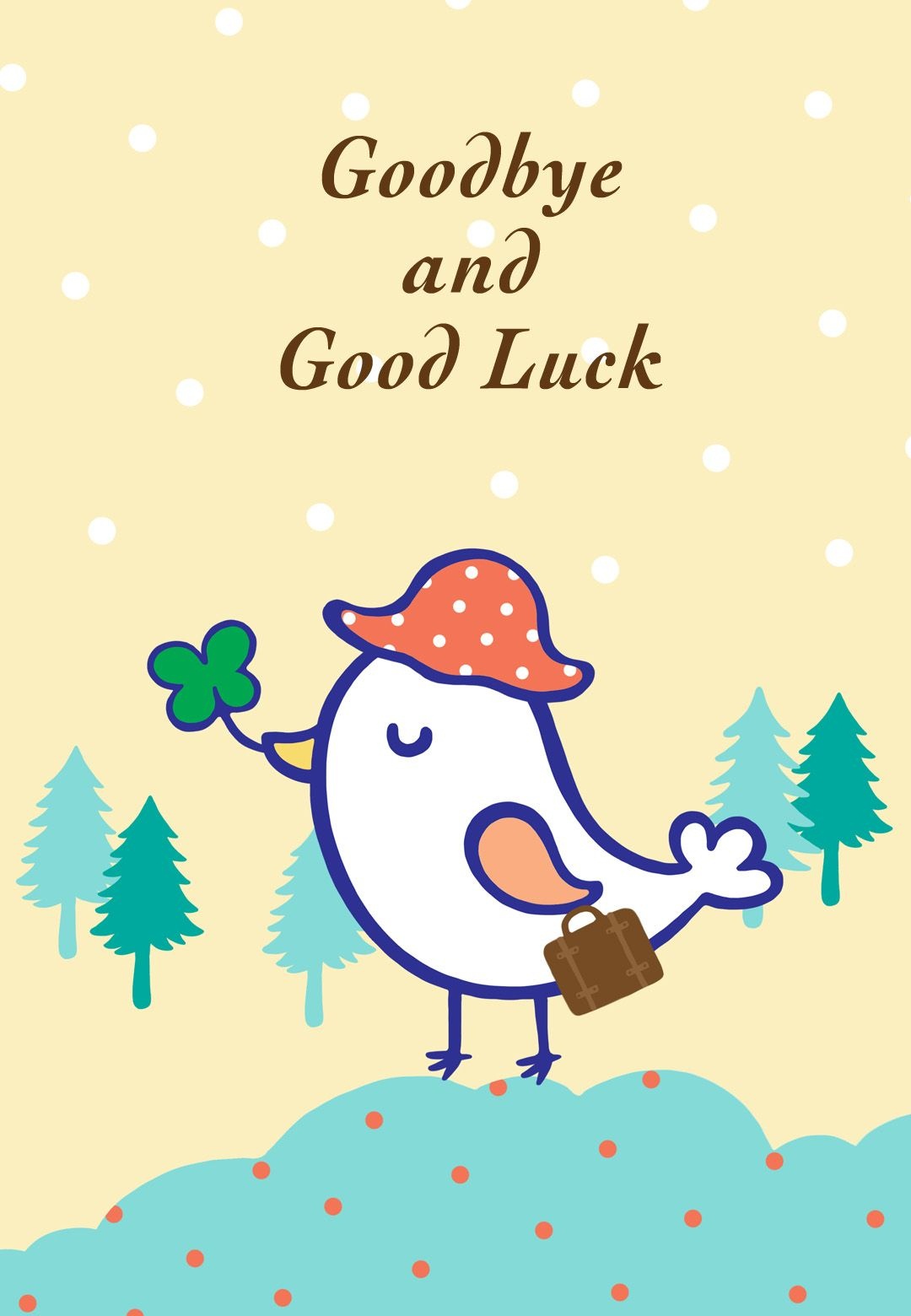 Free Printable Good Luck Card Printable