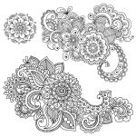 Free Printable Graphics. | Crafts | Mandalas, Dibujos Henna   Free Printable Henna Tattoo Designs