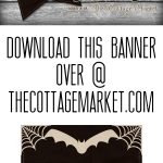 Free Printable Halloween Banner Set | The Cottage Market   Free Printable Halloween Banner