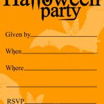 Free Printable Halloween Birthday Invitations Templates | Halloween   Free Printable Halloween Party Invitations