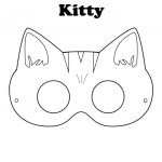 Free Printable Halloween Kitty Mask   Color It Yourself! | Awsome   Free Printable Fox Mask Template