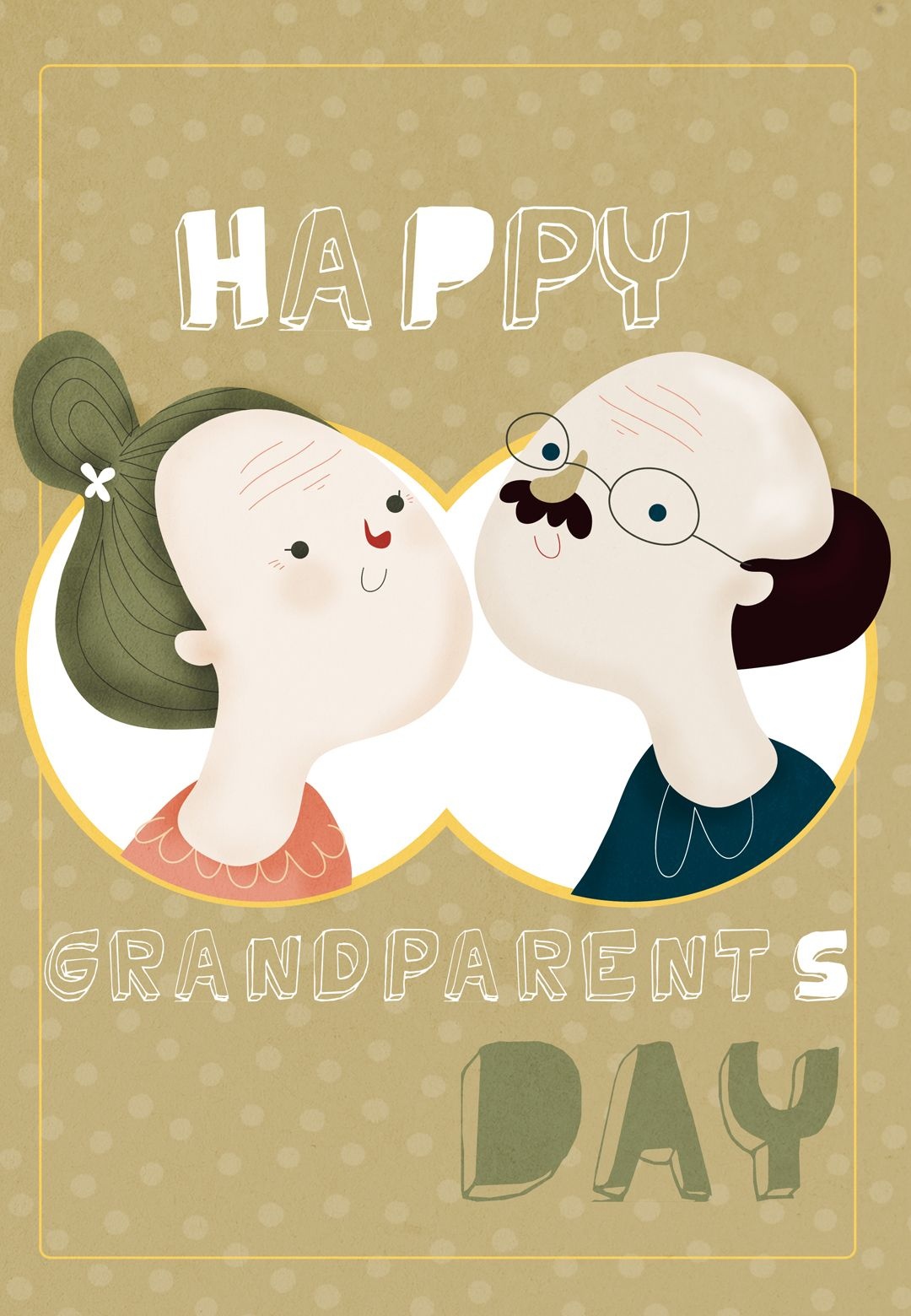 Free Printable Happy Grandparents Day Greeting Card | Grandparents - Grandparents Day Cards Printable Free
