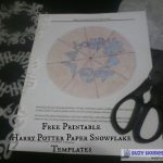 Free Printable Harry Potter Paper Snowflake Templates | Suzy   Snowflake Template Free Printable
