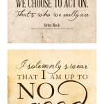 Free Printable Harry Potter Quotes | The Cottage Market   Free Harry Potter Printables