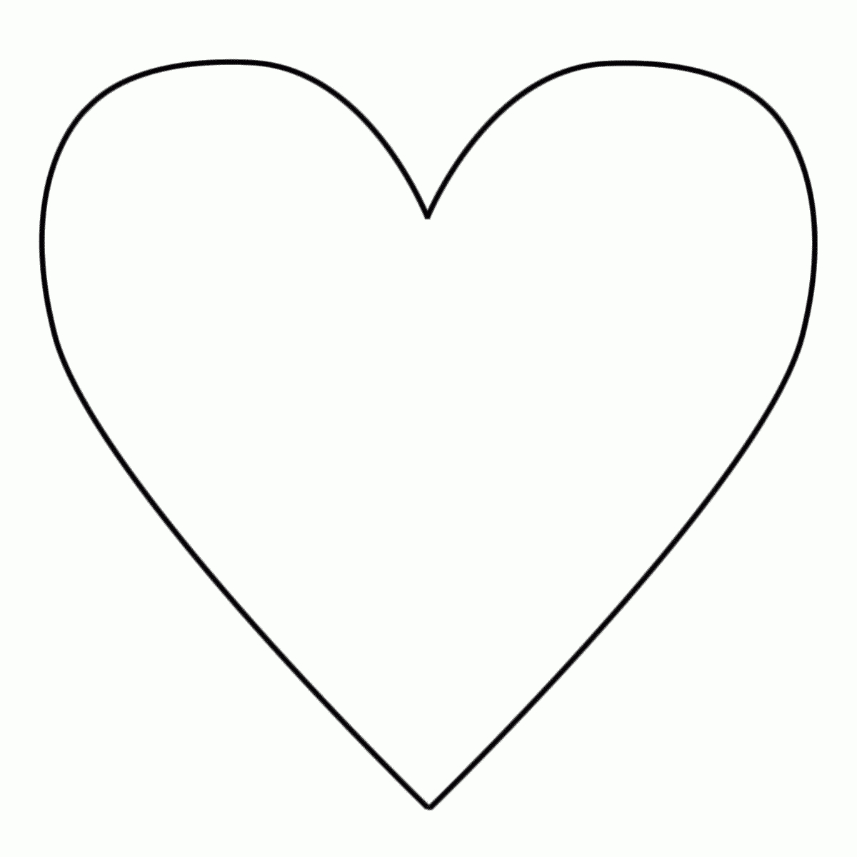 Free Printable Heart Coloring Pages For Kids | Girl Stuff | Heart - Free Printables Of Hearts