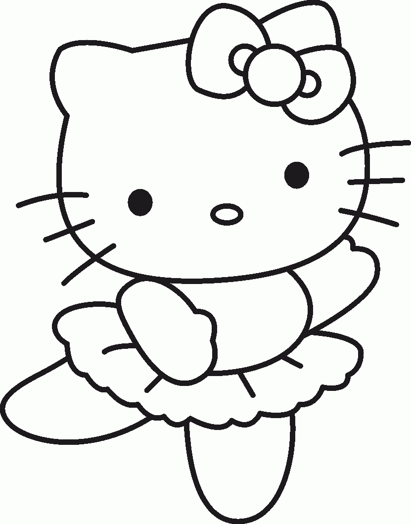 Free Printable Hello Kitty Coloring Pages For Kids - Free Printables For Girls