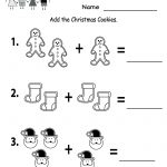 Free Printable Holiday Worksheets | Free Christmas Cookies Worksheet   Free Printable Christmas Worksheets