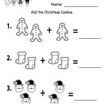 Free Printable Holiday Worksheets | Free Christmas Cookies Worksheet   Free Printable Christmas Worksheets For Kids