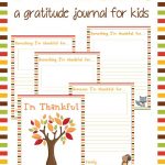 Free Printable "i'm Thankful" Gratitude Journal For Kids   Free Printable Gratitude Journal