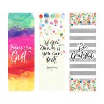 Free Printable Inspirational Quote Bookmarks | Crafts, Misc   Free Printable Book Marks