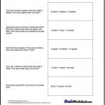 Free Printable Introductory Word Problem Worksheets For Addition For   Free Printable Division Word Problems Worksheets For Grade 3