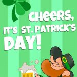 Free Printable 'its St Patricks Day' Greeting Card | Printable St   Free Printable St Patrick&#039;s Day Greeting Cards
