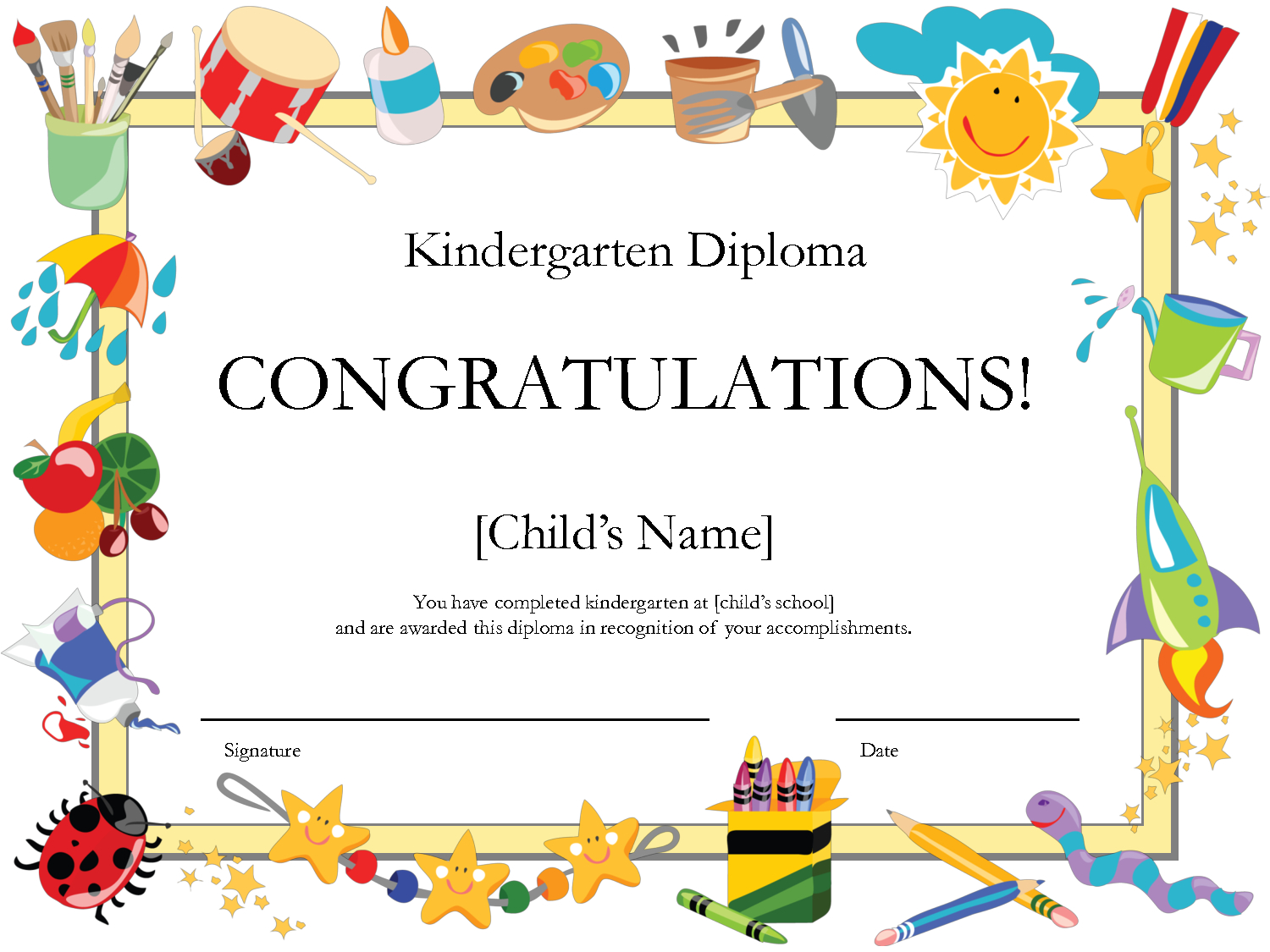  Free Printable School Certificates Templates Free Printable