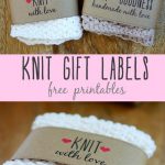 Free Printable Knit Gift Labels | Knitz | Knit Crochet, Crochet   Free Printable Knitting Labels