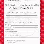 Free Printable Letter From Santa Template Collection | Letter Cover   Free Santa Templates Printable