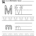 Free Printable Letter M Alphabet Learning Worksheet For Preschool   Free Letter Printables For Preschool