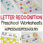 Free Printable Letter Recognition Worksheets For Preschoolers   Free Printable Alphabet Activities For Preschoolers