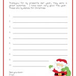 Free Printable Letter To Santa Template Cute Christmas Wish List   Letter To Santa Template Free Printable