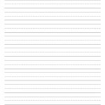 Free Printable Lined Paper {Handwriting Paper Template} | Preschool   Free Printable Blank Handwriting Worksheets