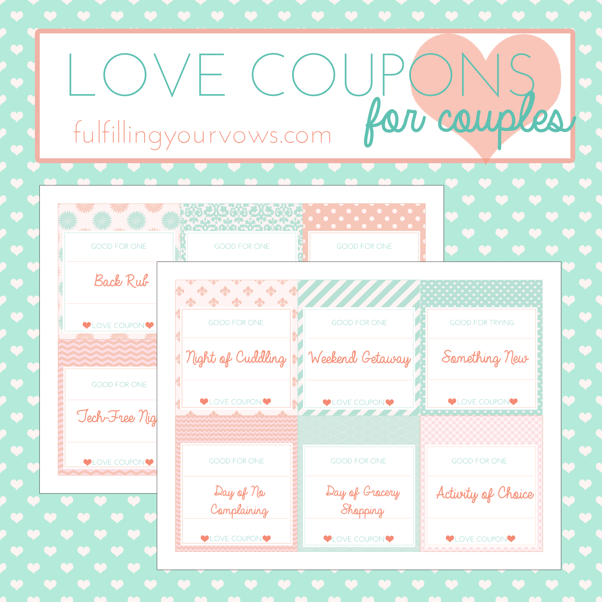 Free Printable Date Night Coupon Free Printable