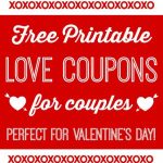 Free Printable Love Coupons For Couples On Valentine's Day! | Blog   Free Printable Valentines Day Coupons For Boyfriend