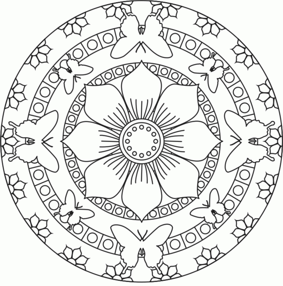 Free Printable Mandalas For Kids - Best Coloring Pages For Kids - Free Printable Mandala Patterns