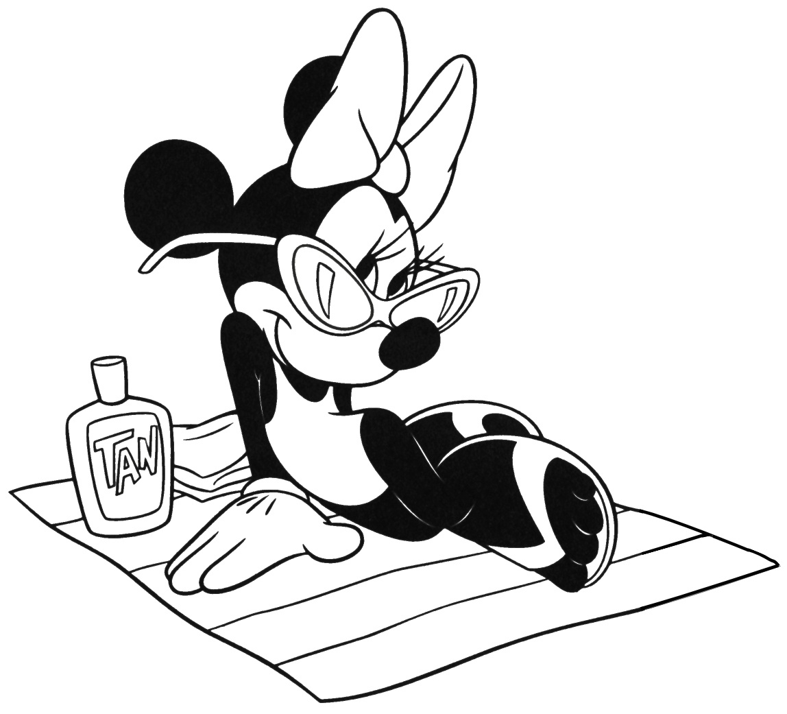 Free Printable Minnie Mouse Coloring Pages For Kids - Free Printable Minnie Mouse Coloring Pages