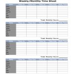 Free Printable Monthly Time Sheets | Time Sheet | Timesheet Template   Monthly Timesheet Template Free Printable