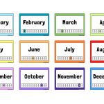 Free Printable Months Of The Year Flashcards   Free Printable Months Of The Year