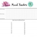 Free Printable Mood Tracker  4 Mood Tracker Charts   Free Mood Tracker Printable