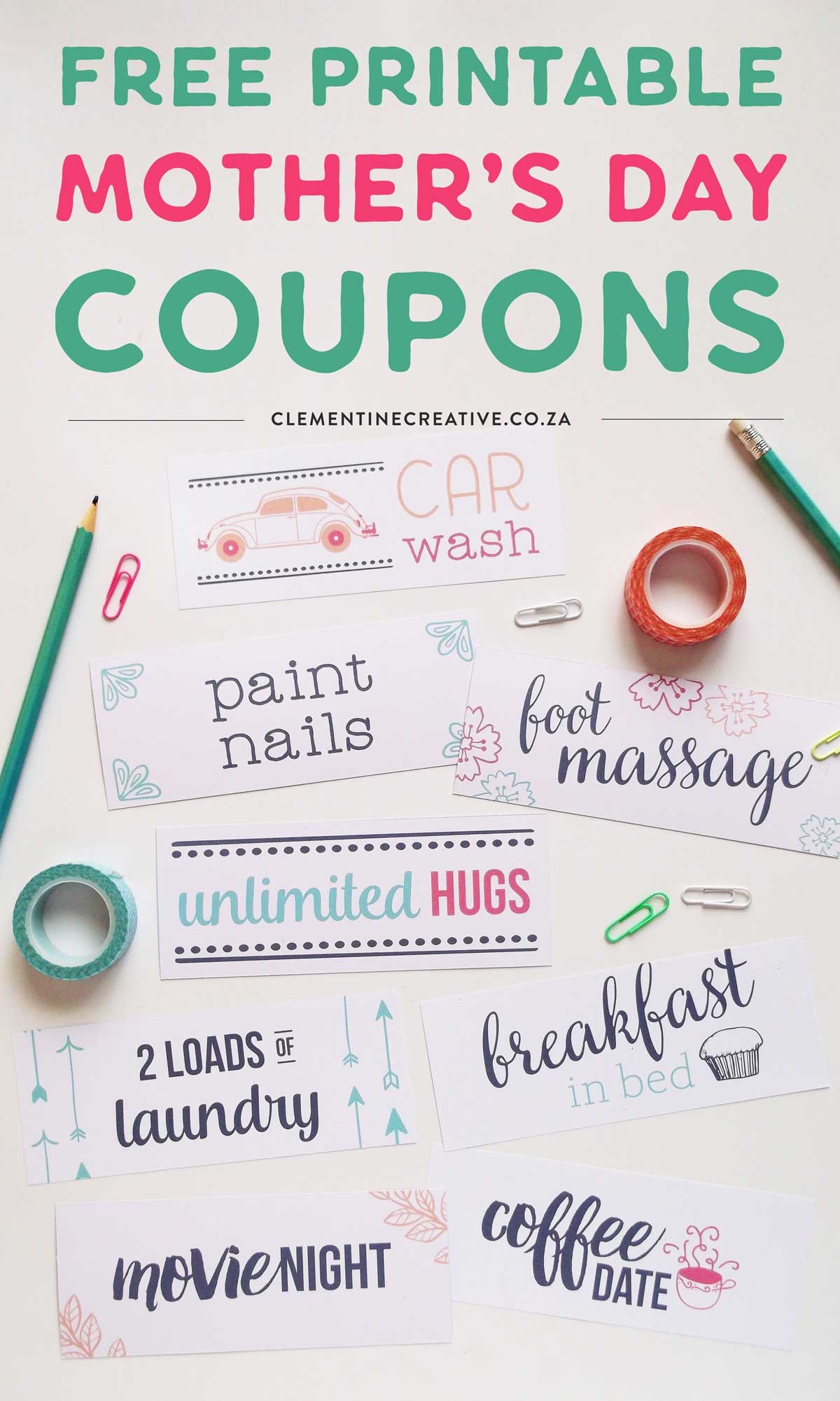 Free Printable Mother&amp;#039;s Day Coupons To Make Mom&amp;#039;s Day - Free Printable Mothers Day Cards From Husband