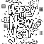 Free Printable New Years Coloring Pages For Kids | Coloring   Free Printable Happy New Year Cards