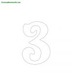 Free Printable Number Stencils For Painting : Freenumberstencils   Free Printable Fancy Number Stencils
